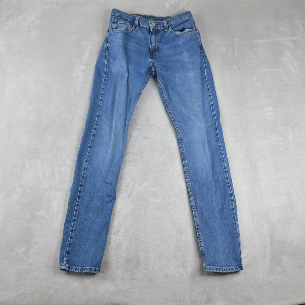 Levis 512 Slim Taper Jeans Mens 32x34 (fits 28x31) Blue Denim Casual Streetwear